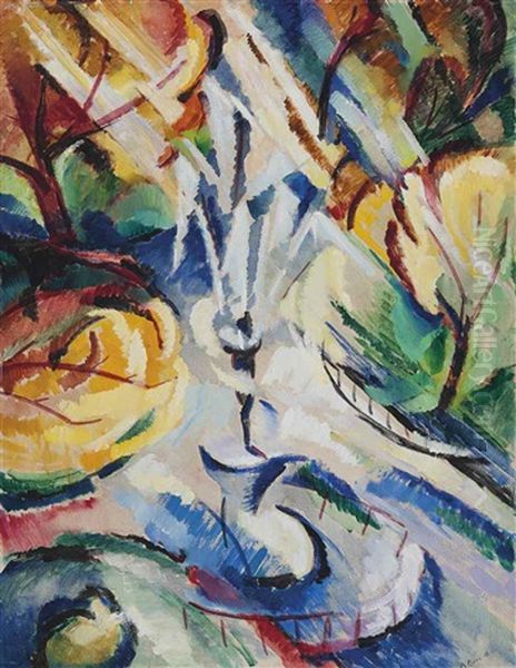 Visions I Oil Painting by Agnes Cleve