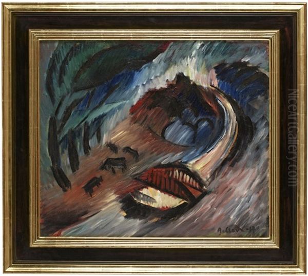 Central Park, New York Oil Painting by Agnes Cleve