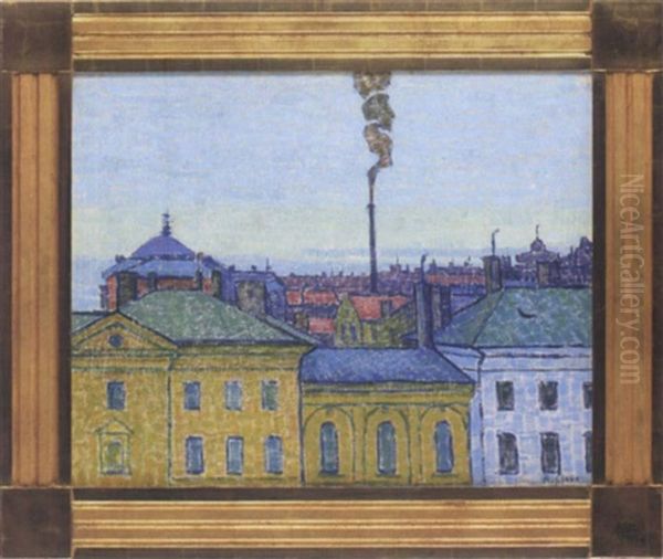 Hustak Oil Painting by Agnes Cleve