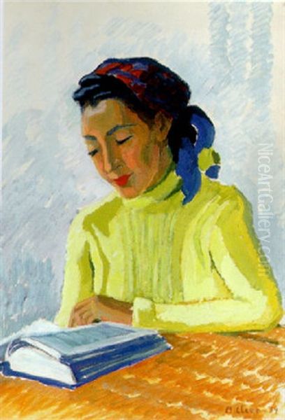 Maja Benkow Oil Painting by Agnes Cleve