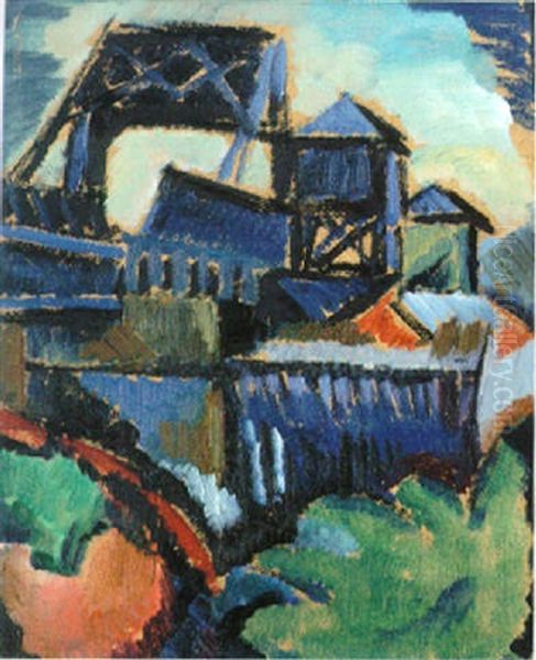 Bruket Oil Painting by Agnes Cleve