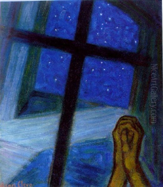 Stilla Natt, Heliga Natt Oil Painting by Agnes Cleve