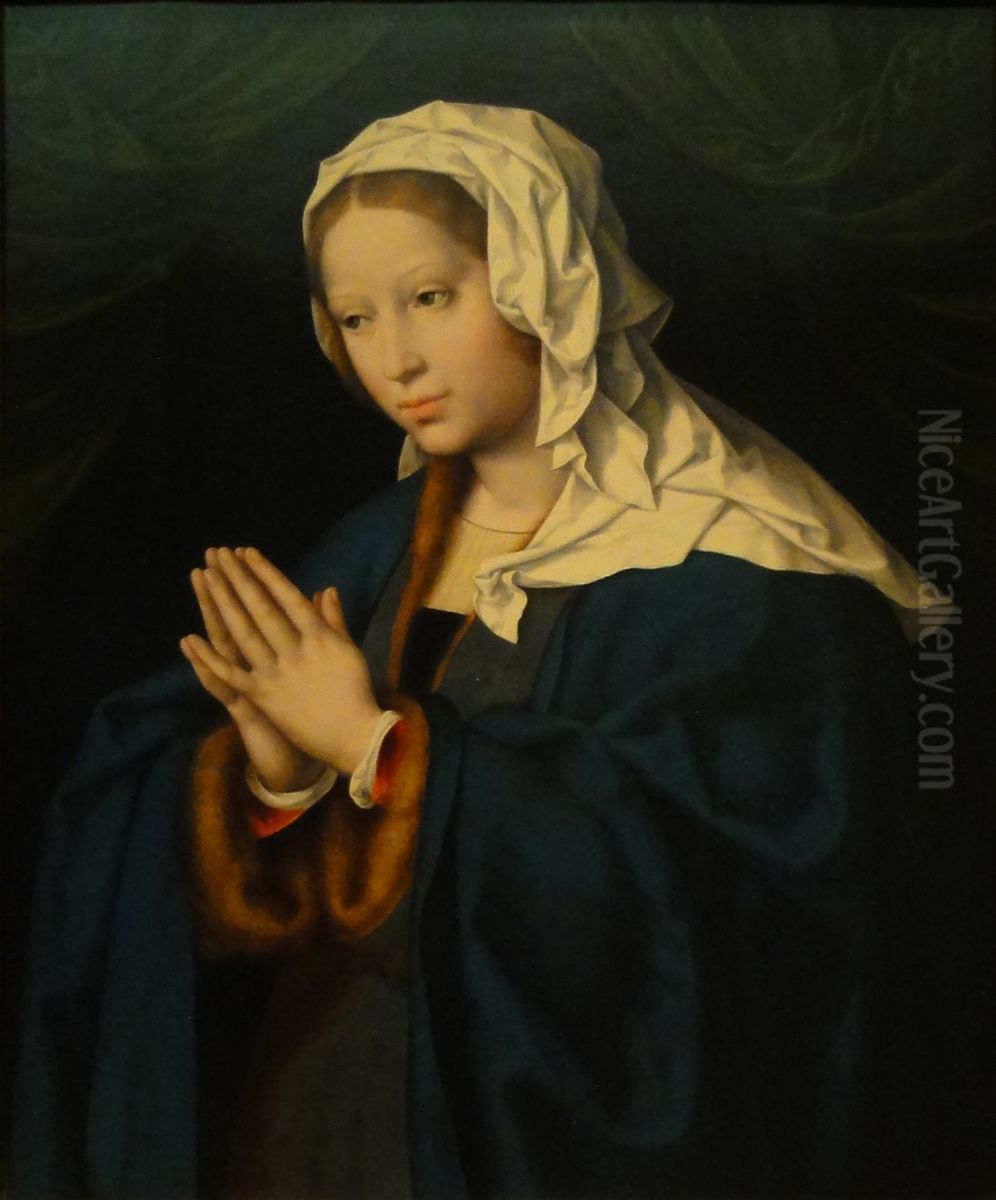 Betende Maria Oil Painting by Joos Van Cleve