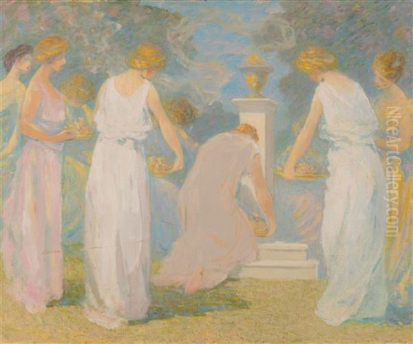 The Presentation Oil Painting by William Baxter Closson