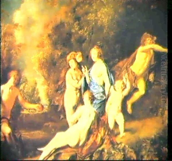 The Judgement Of Paris Oil Painting by Pieter Codde