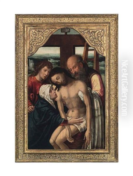 The Deposition Oil Painting by Pieter Ii Coecke Van Aelst