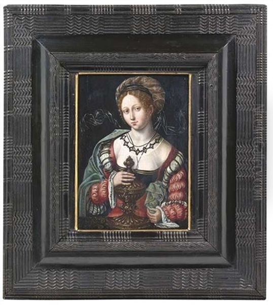 Hl. Maria Magdalena Oil Painting by Pieter Ii Coecke Van Aelst