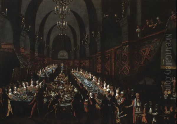 L'adoration Des Mages Oil Painting by Pieter Ii Coecke Van Aelst