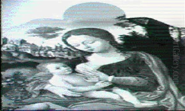 The Virgin And Child Oil Painting by Pieter Ii Coecke Van Aelst