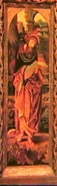 Hl. Konig (von Einer Anbetung) Oil Painting by Pieter Ii Coecke Van Aelst