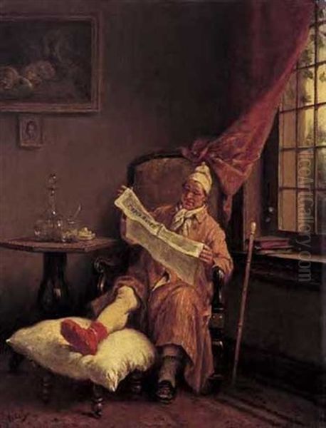 En Penitence Oil Painting by Jan David Col