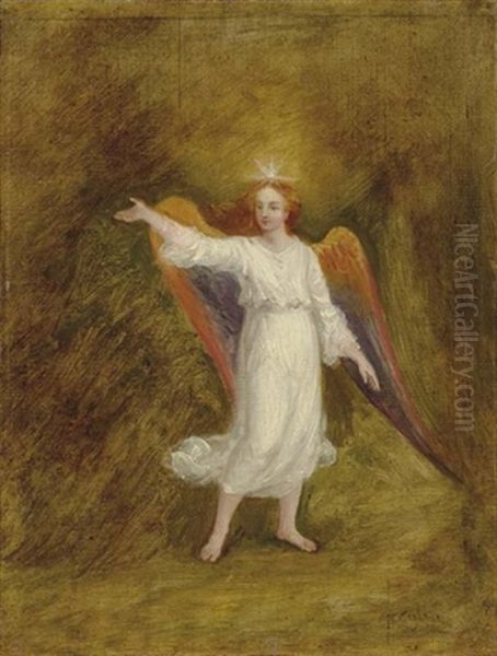 Voyage Of Life (study) Oil Painting by Thomas Cole