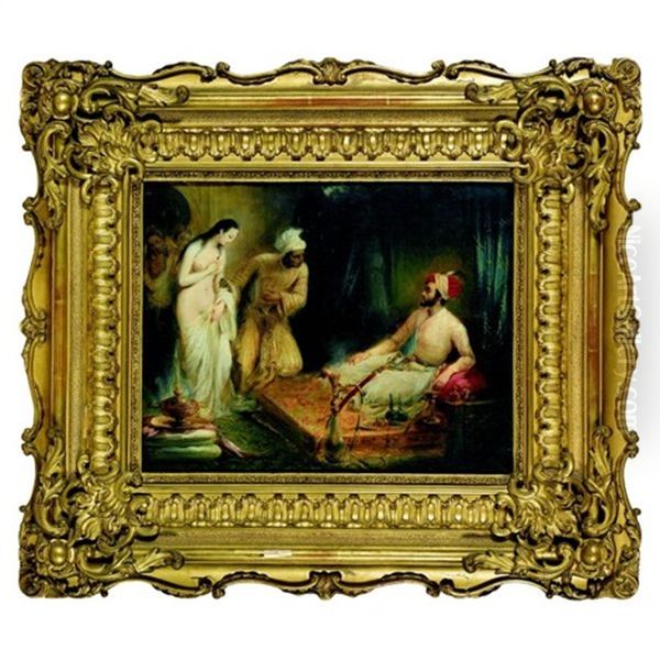 La Nouvelle Favorite Oil Painting by Alexandre Marie Colin