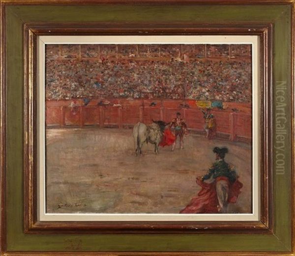 La Corrida Oil Painting by Gustave Colin