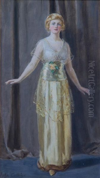Gladys Cooper Oil Painting by Collier, John