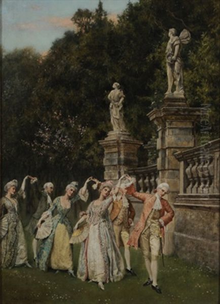 The Minuet Oil Painting by Collier, John