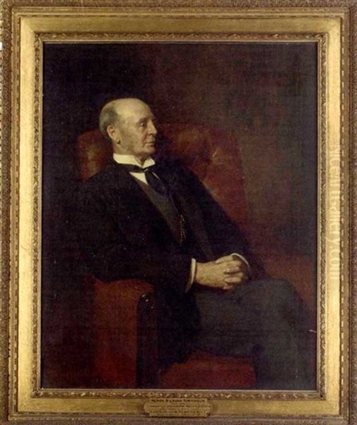Portrait Of Henry Richard Tomkinson Oil Painting by Collier, John