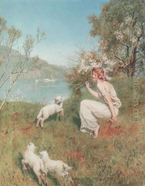 Spring Oil Painting by Collier, John