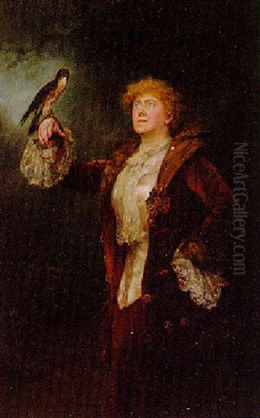Ellen Terry As Lucy Ashton Oil Painting by Collier, John
