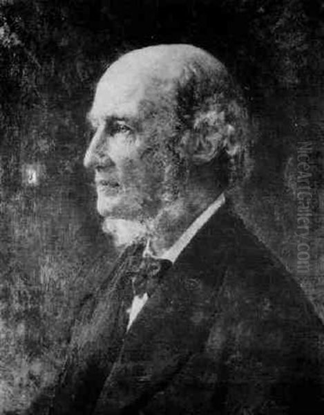 Portrait Of A Gentleman Scientist Oil Painting by Collier, John