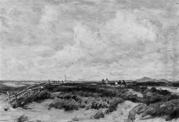 A Cornfield Near Kintbury Oil Painting by Thomas Collier