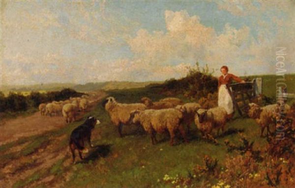 To Pastures New Oil Painting by Charles Collins II