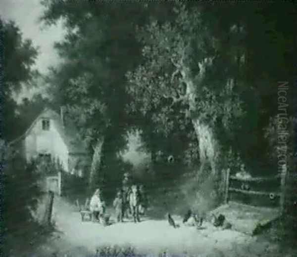 English Landscape Oil Painting by Alfred Collins