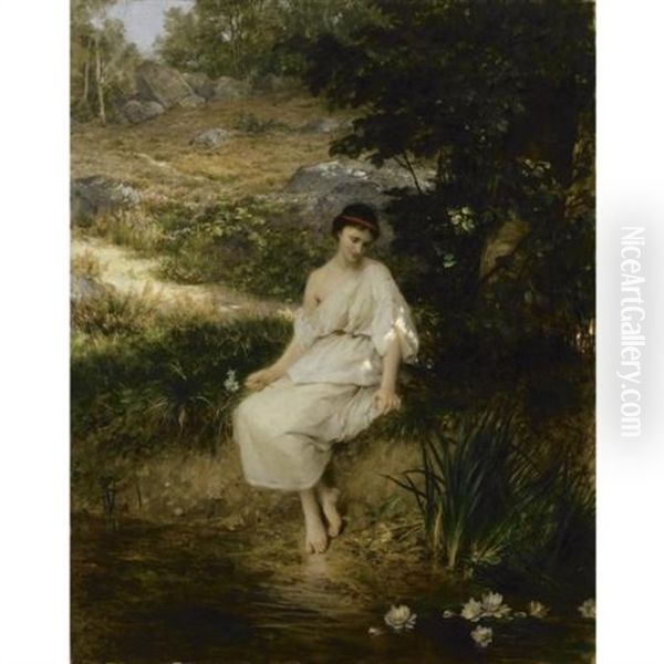 Ophelia Oil Painting by Pierre Charles Comte