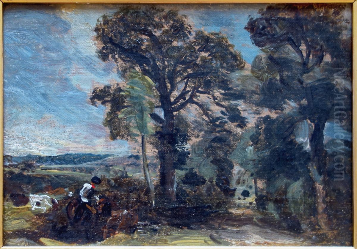 Landschaft Oil Painting by John Constable