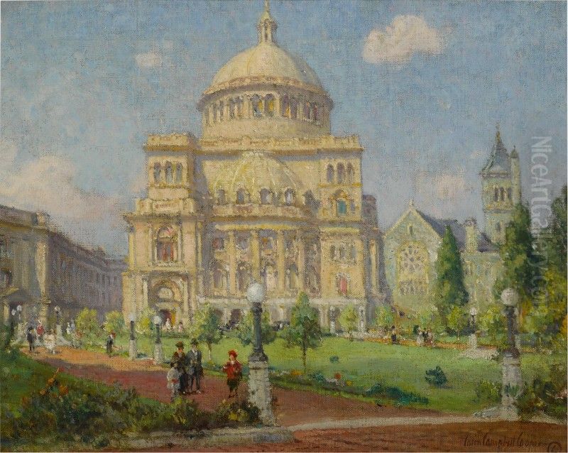 A Spring Day, Boston Oil Painting by Colin Campbell Cooper