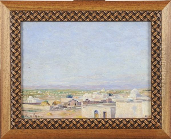Panorama De Kairouan Oil Painting by Omer Coppens
