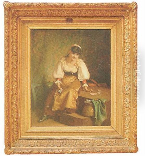 La Cartomancienne Oil Painting by Charles Corbineau