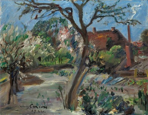 Landschaft Im Vorfruhling Oil Painting by Lovis (Franz Heinrich Louis) Corinth