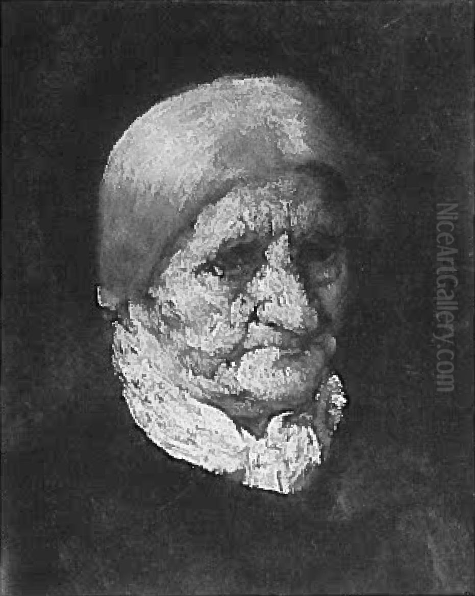 Die Achtzigjahrige Oil Painting by Lovis (Franz Heinrich Louis) Corinth