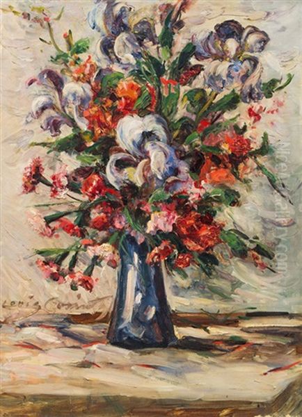 Blumenstillleben Oil Painting by Lovis (Franz Heinrich Louis) Corinth
