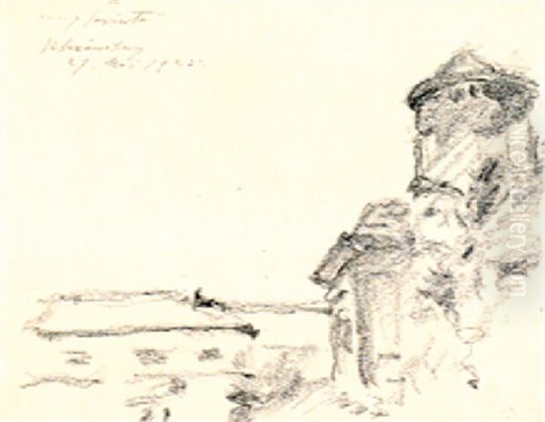 Schlos Rheinsberg Oil Painting by Lovis (Franz Heinrich Louis) Corinth