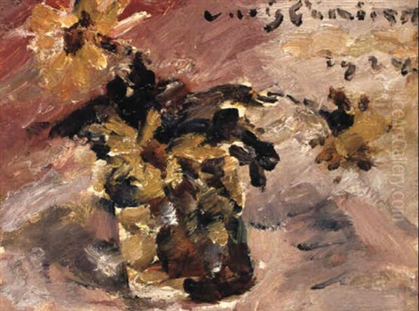 Margeriten Oil Painting by Lovis (Franz Heinrich Louis) Corinth