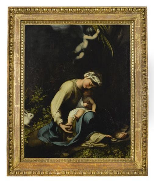 La Zingarella Oil Painting by Antonio Allegri da Correggio