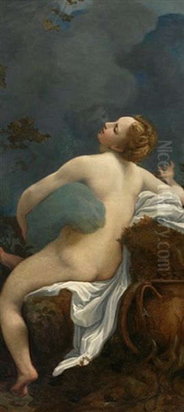 Die Entfuhrung Des Ganymed (+ Jupiter Und Io; Pair) Oil Painting by Antonio Allegri da Correggio