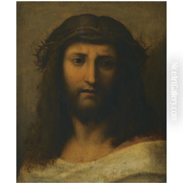 Ecce Homo Oil Painting by Antonio Allegri da Correggio