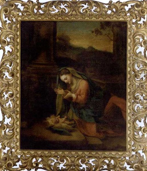 La Zingarella Oil Painting by Antonio Allegri da Correggio