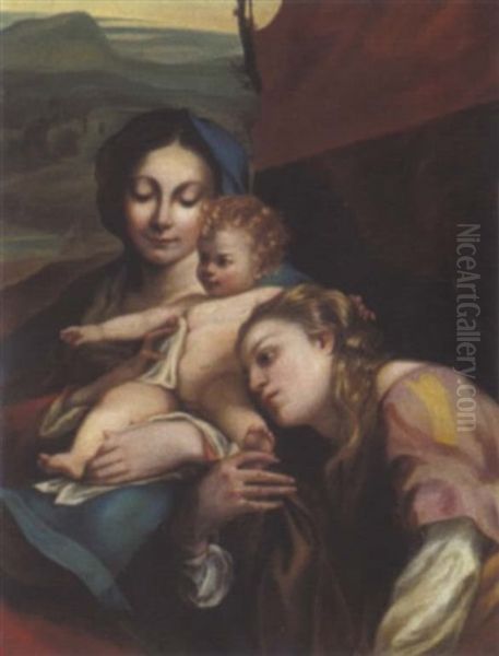 Il Giorno Oil Painting by Antonio Allegri da Correggio