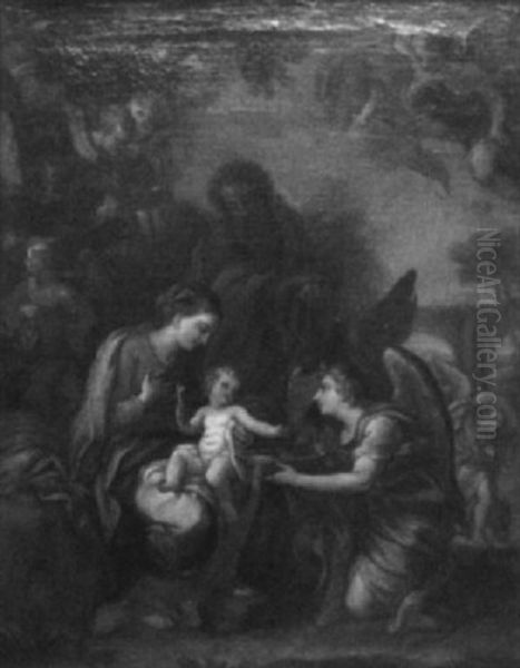 The Virgin And Child Oil Painting by Antonio Allegri da Correggio