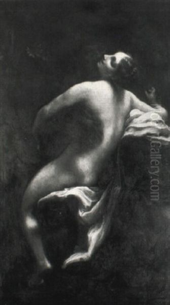 Jupiter Und Jo Oil Painting by Antonio Allegri da Correggio