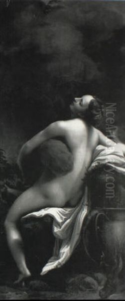 Io Oil Painting by Antonio Allegri da Correggio