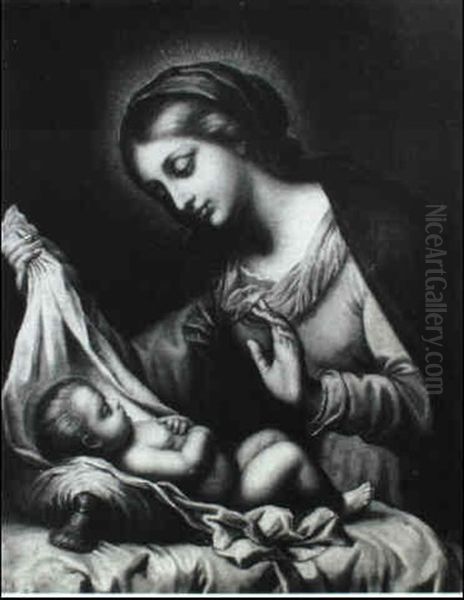 The Madonna And Child Oil Painting by Antonio Allegri da Correggio