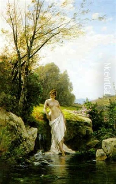 Venus Vid Kallan Oil Painting by Hermann David Solomon Corrodi