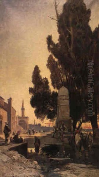 Vue Du Caire Oil Painting by Hermann David Solomon Corrodi