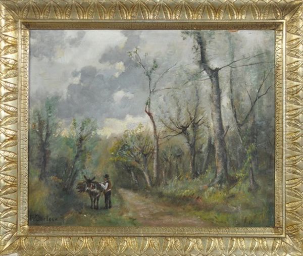 Ritorno Dal Bosco Oil Painting by Federico Cortese