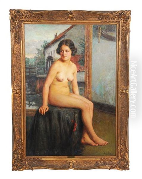 Susanne Nue Oil Painting by Leon Corthals